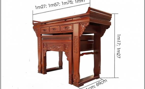 KÍCH THƯỚC BÀN THỜ HỢP PHONG THỦY