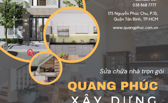 Dịch vụ sửa chữa nhà trọn gói cải tạo nhà quận 1