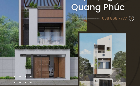 Thiết kế mẫu nhà ống 3 tầng hiện đại 